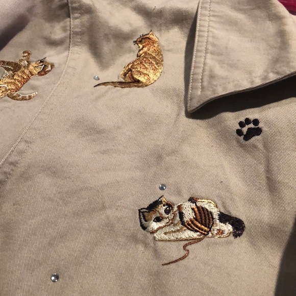 🐈CAT PRINT JACKET🐈 - Picture 2 of 4